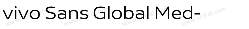 vivo Sans Global Med字体转换 vivo Sans Global Med字体转换